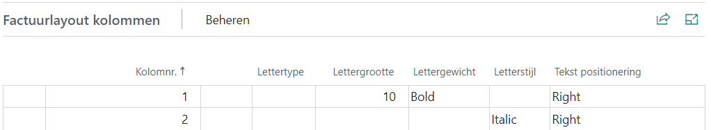 Opmaakvoorbeeld