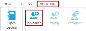 Knop Inplannen