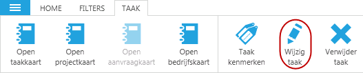 Icoon Wijzig taak