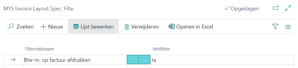 Filter Btw-nr. op factuur afdrukken