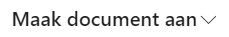 Knop Nieuw in feitenblok Maak document aan