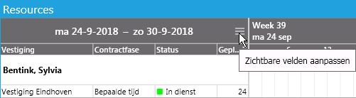 Velden toevoegen aan pagina Beheerde resources